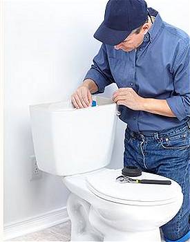 سرویس و تعمیر سیفون فرنگی هنگام نشت آب